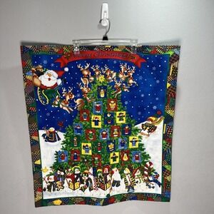 Quilt Christmas Advent Calendar Cheri Stole 28" x 32" Completed The Snowflakes